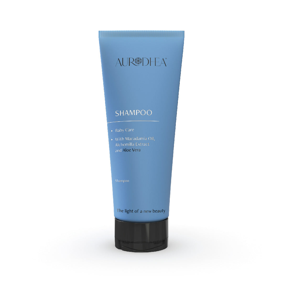 BB02B Baby Shampoo - 200 ml 200 ml | Angereichert mit Macadamiaöl, Frauenmantel-Extrakt & Aloe Vera