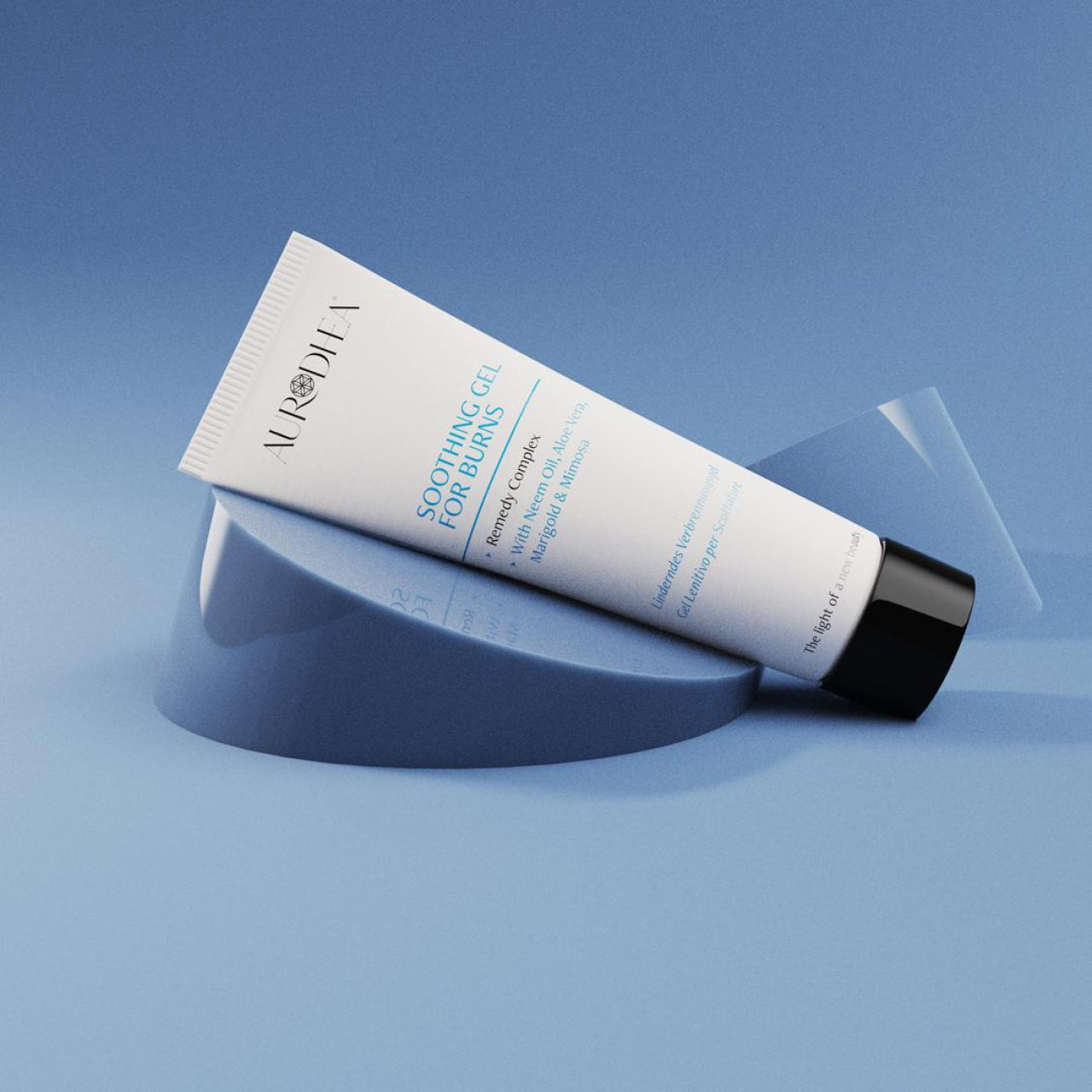 MD03B Linderndes Verbrennungsgel 50 ml | Angereichert mit Neemöl, Aloe Vera, Ringelblume & Mimose