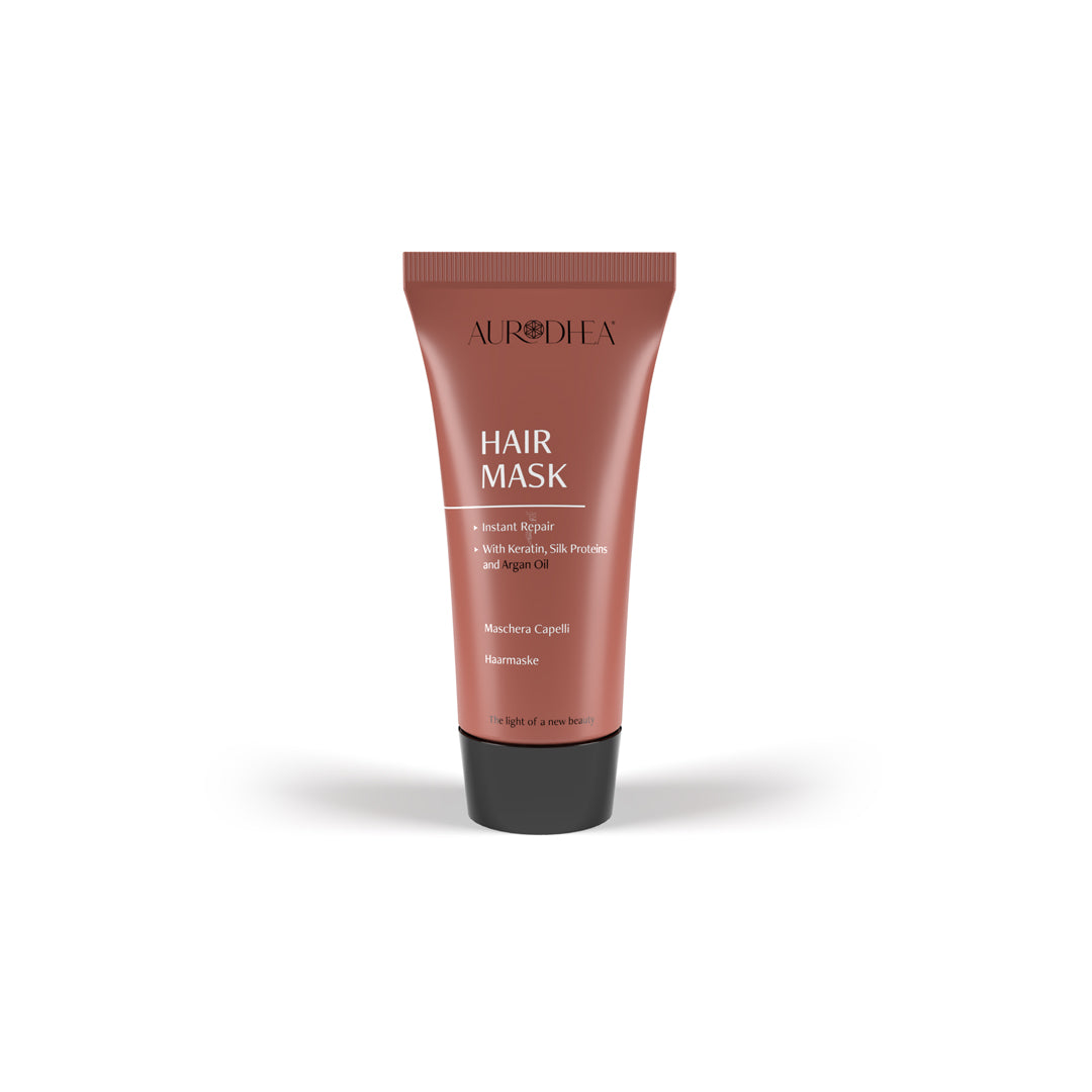 CAP24B Entwirrende Haarmaske mit Arganöl 500 ml - 150 ml - 30 ml| Angereichert mit Keratin & Seidenprotein
