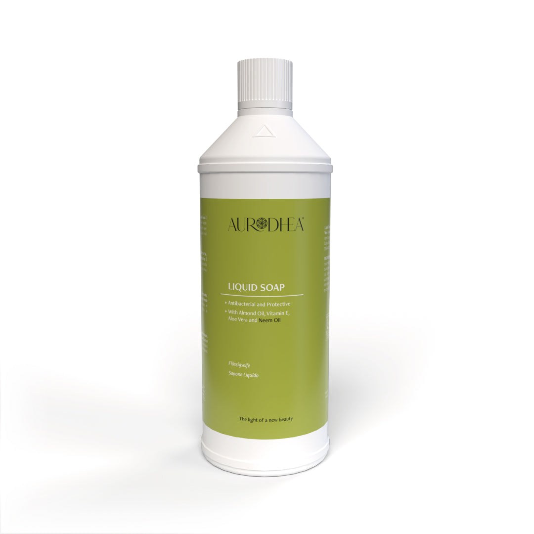 RSNM07B Flüssigseife mit Neemöl 1000 ml - 260 ml | Angereichert mit Mandelöl, Aloe Vera & Vitamin E