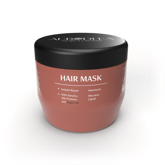 CAP24B Entwirrende Haarmaske mit Arganöl 500 ml - 150 ml - 30 ml| Angereichert mit Keratin & Seidenprotein