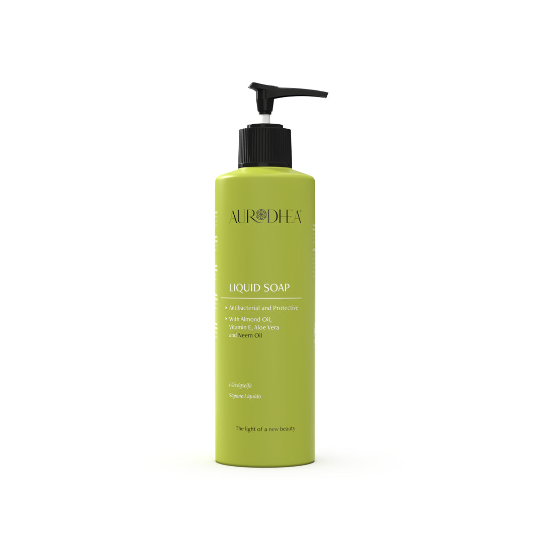 RSNM07B Flüssigseife mit Neemöl 1000 ml - 260 ml | Angereichert mit Mandelöl, Aloe Vera & Vitamin E
