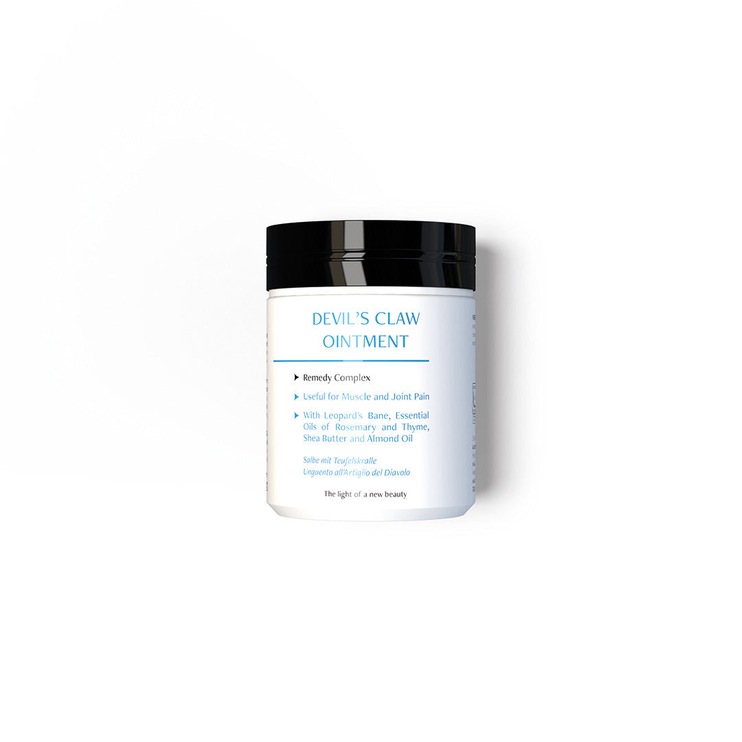 AD01B Salbe mit Teufelskralle 150 ml - 50 ml | Angereichert mit Echter Arnika, ätherischem Thymian- und Rosmarinöl, Sheabutter & Mand