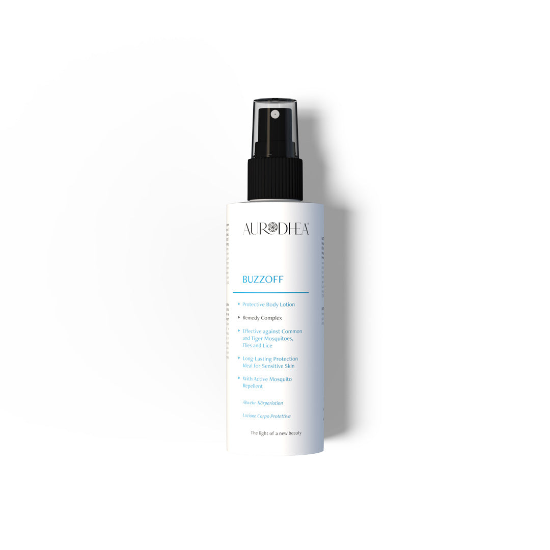 MD24  BUZZOFF – Abwehr-Körperlotion gegen Mücken & Insekten 150 ml | Angereichert mit einem Anti-Mücken-Wirkstoff
