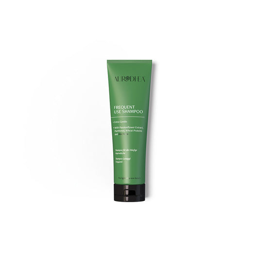 AL01B Shampoo für die häufige Haarwäsche mit Aloe Vera 250 ml - 50 ml | Angereichert mit Panthenol, Weizenprotein & Passionsblumenextrakt
