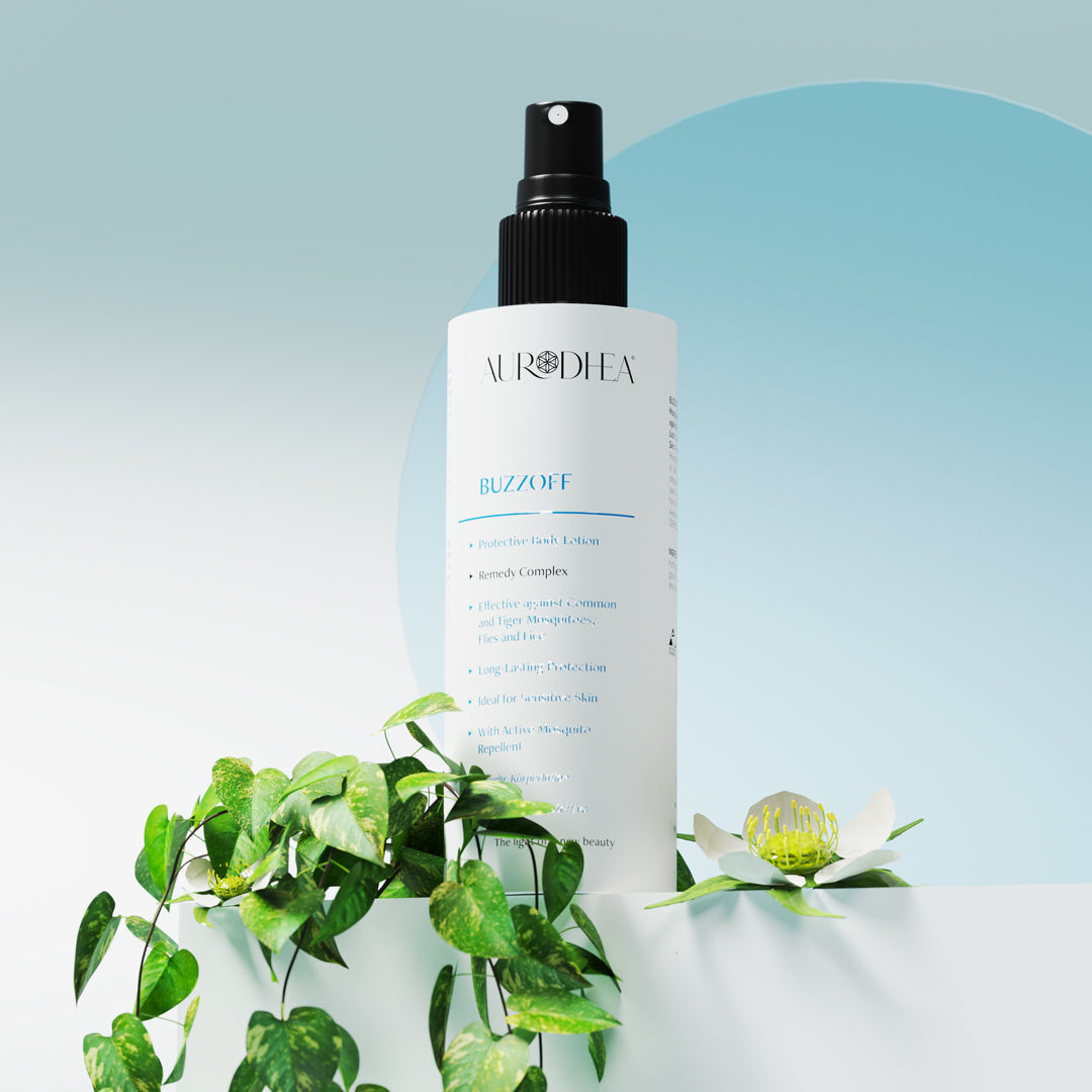MD24  BUZZOFF – Abwehr-Körperlotion gegen Mücken & Insekten 150 ml | Angereichert mit einem Anti-Mücken-Wirkstoff